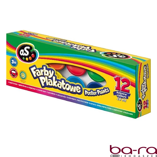 Tempera ASTRA tégelyes 20 ml 12 szín/készlet