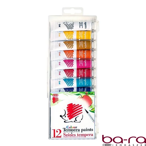 Tempera ICO Süni 12 darabos 12 ml