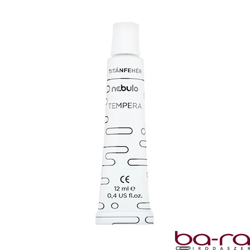 Tempera NEBULO fehér 12 ml 12 darabos