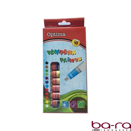 Tempera OPTIMA 12 ml 10  darabos