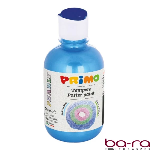 Tempera PRIMO 300 ml csillámos kék