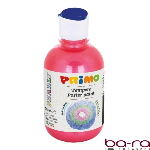 Tempera PRIMO 300 ml csillámos piros