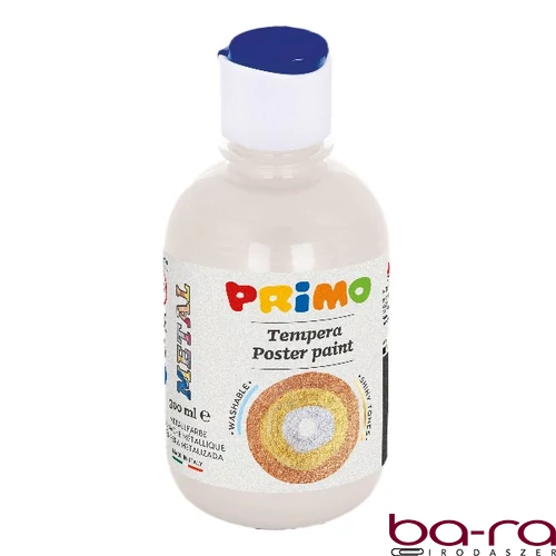 Tempera PRIMO 300 ml metál fehér