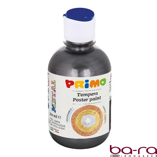 Tempera PRIMO 300 ml metál fekete