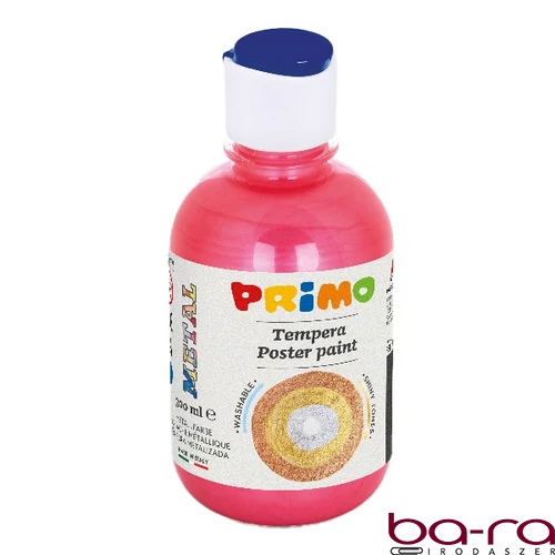 Tempera PRIMO 300 ml metál piros