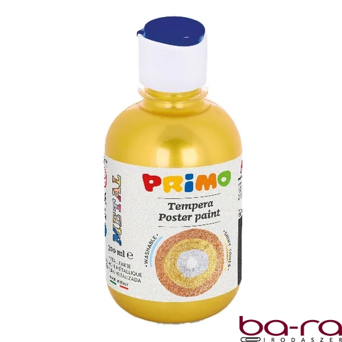 Tempera PRIMO 300 ml metál sárga