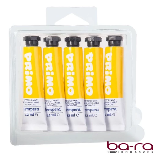 Tempera PRIMO citromsárga 12 ml 5 darabos