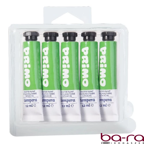 Tempera PRIMO középzöld 12 ml 5 darabos