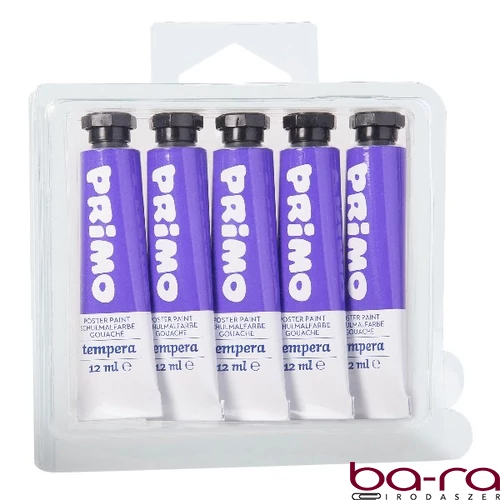 Tempera PRIMO lila 12 ml 5 darabos