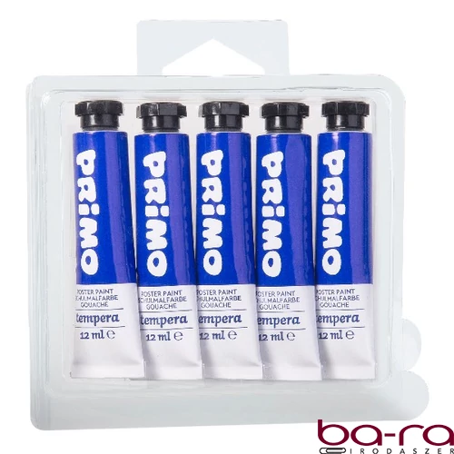 Tempera PRIMO sötétkék 12 ml 5 darabos