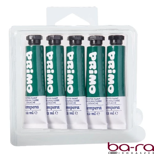 Tempera PRIMO sötétzöld 12 ml 5 darabos