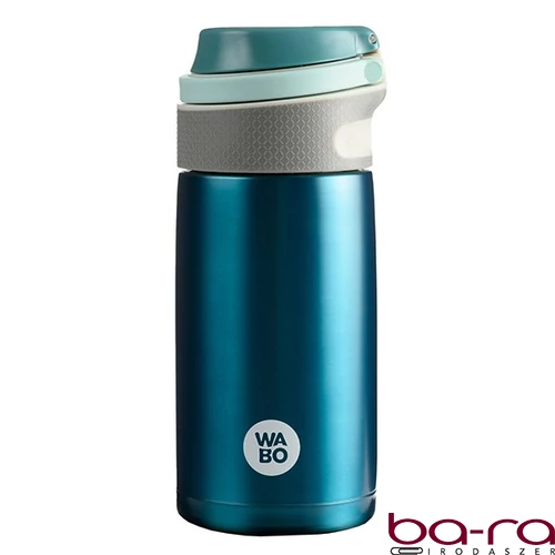 Termosz WABO 350 ml acél fedeles kék