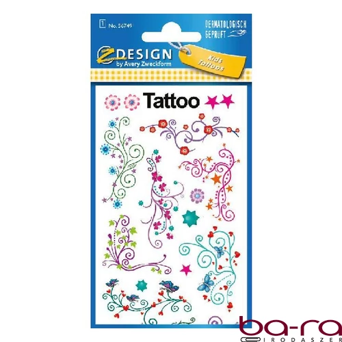 Tetoválás matrica AVERY ornamentika