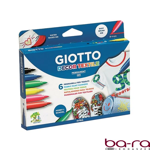 Textilmarker GIOTTO 6 darabos