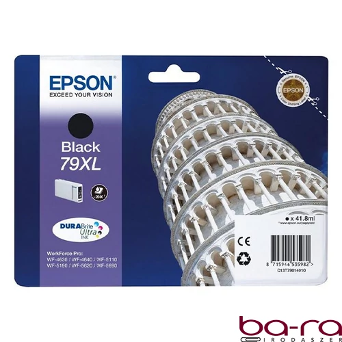 Tinta EPSON C13T79014010 fekete 2,6K