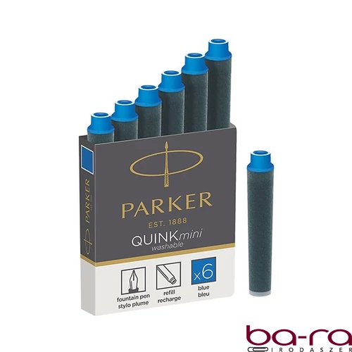Tintapatron PARKER Royal rövid kék 6 darabos 1950409