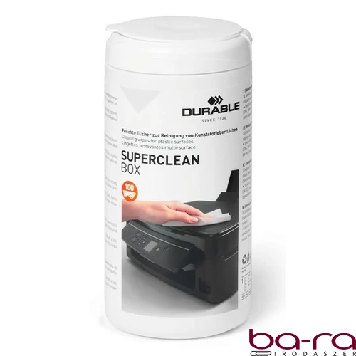 Tisztítókendő DURABLE műanyaghoz 100 darabos