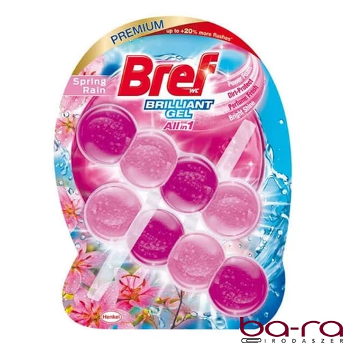 Toalett illatosító golyó BREF Brilliant Gel Spring Rain 2x42 g