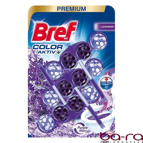 Toalett illatosító golyó BREF Color Aktiv Lavender 3x50 g