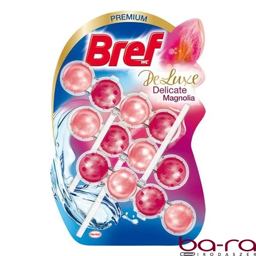 Toalett illatosító golyó BREF DeLuxe Magnólia 3x50 g