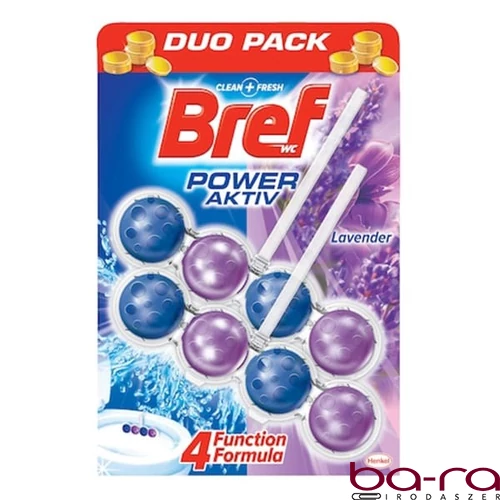 Toalett illatosító golyó BREF Power Aktiv Lavender 2x50 g