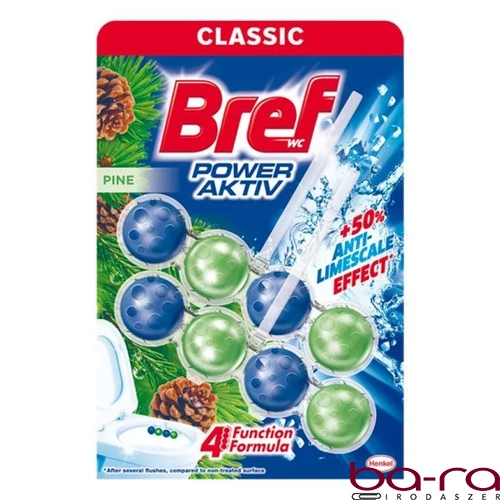 Toalett illatosító golyó BREF Power Aktiv Pine Forest 2x50 g