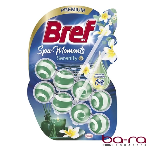 Toalett illatosító golyó BREF Wellness Serenity 2x50 g