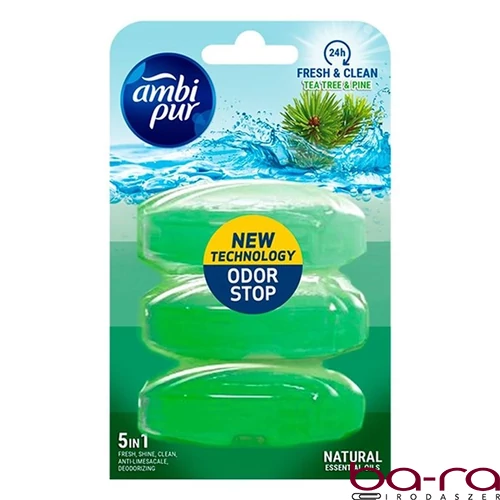 Toalett illatosító utántöltő AMBI PUR 3x55 ml bamboo&lotus
