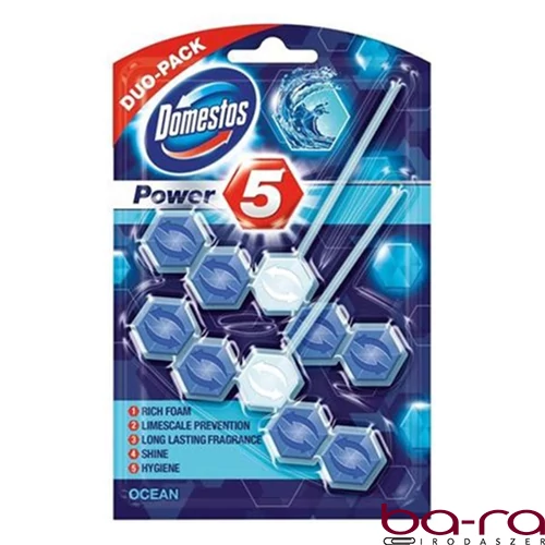 Toalett öblítő DOMESTOS Power5 Ocean 2x50 g