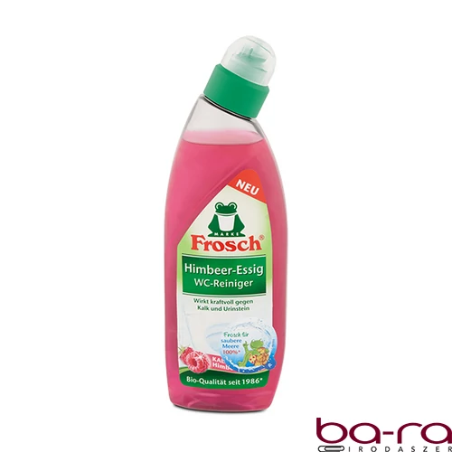 Toalett tisztító gél FROSCH málnaecettel környezetbarát 750ml