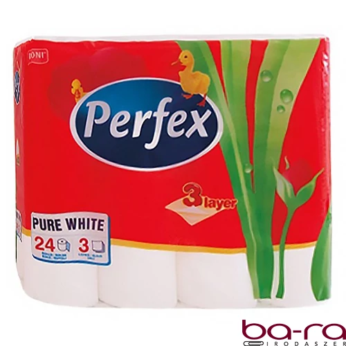Toalettpapír PERFEX 3 rétegű 24 tekercses