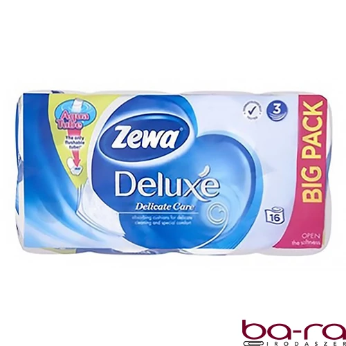 Toalettpapír ZEWA Deluxe 3 rétegű 16 tekercses Pure White
