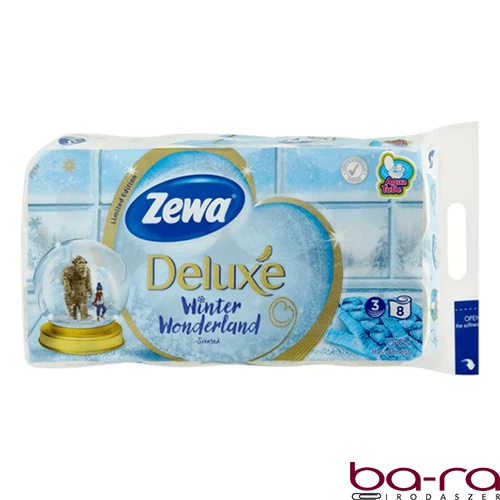 Toalettpapír ZEWA Deluxe 3 rétegű 8 tekercses LE.Spring/Winter
