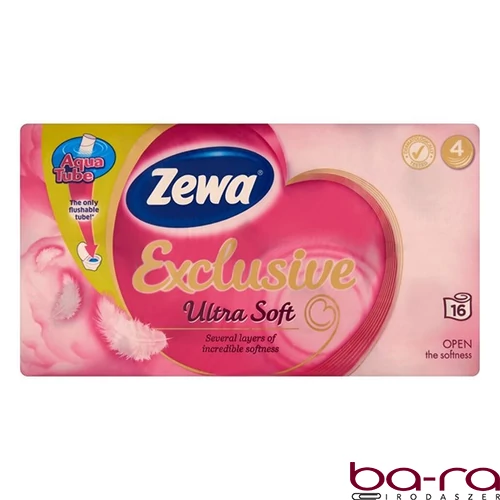 Toalettpapír ZEWA Ultra Soft 4 rétegű 16 tekercses
