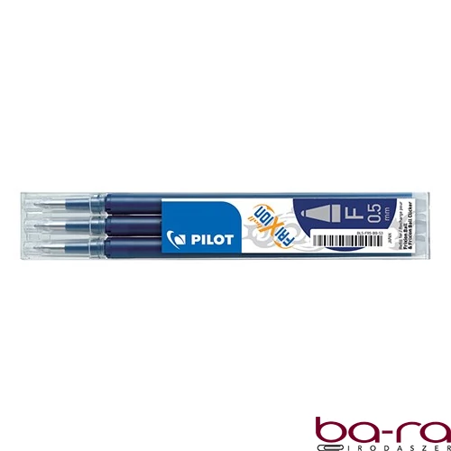 Tollbetét roller PILOT Frixion Clicker/Ball radírozható 0,25 mm tintakék 3 darabos