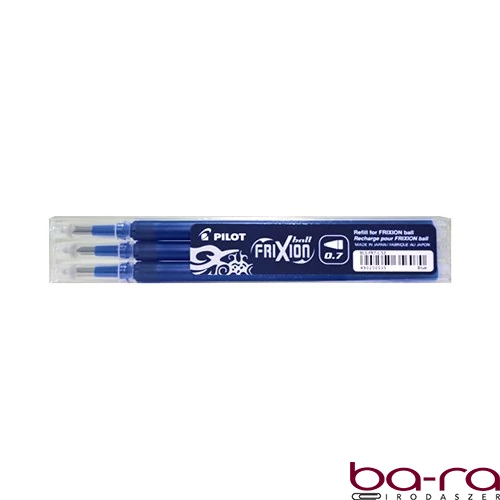 Tollbetét roller PILOT Frixion Clicker/Ball radírozható 0,35 mm tintakék 3 darabos
