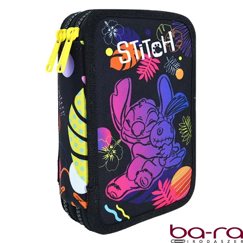 Tolltartó COOLPACK Lilo és Stitch felszerelt 2 részes fekete mintás