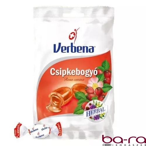 Töltött keménycukorka VERBENA csipkebogyó 60 g