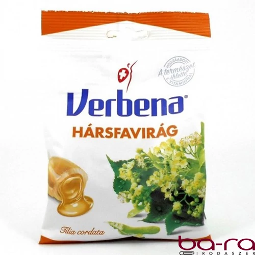 Töltött keménycukorka VERBENA hársfavirág 60 g