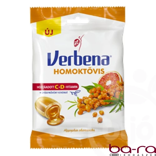 Töltött keménycukorka VERBENA homoktövis 60 g