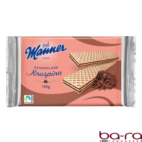 Töltött ostya MANNER Knuspino csokoládés 110 g