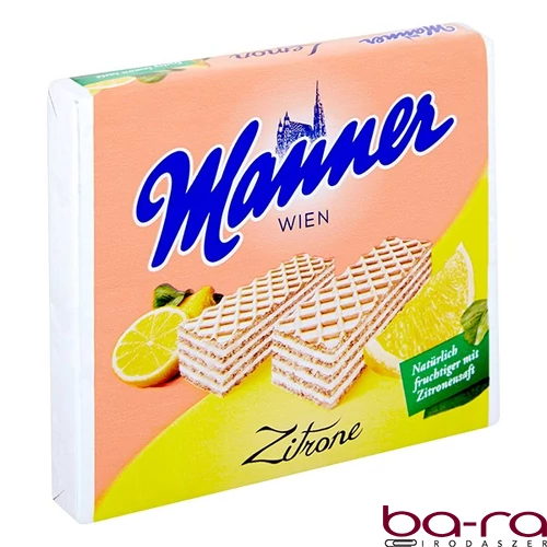 Töltött ostya MANNER citromos 75 g