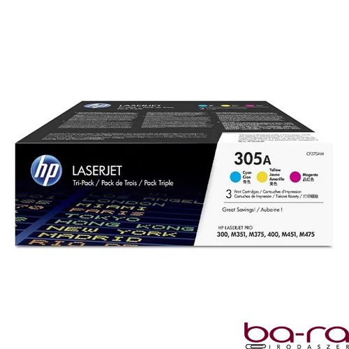 Toner HP CF370AM/305A multipack CMY 3X2,6K
