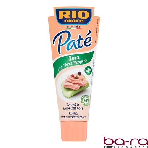 Tonhalpástétom RIO MARE Paté 3 borssal 100 g