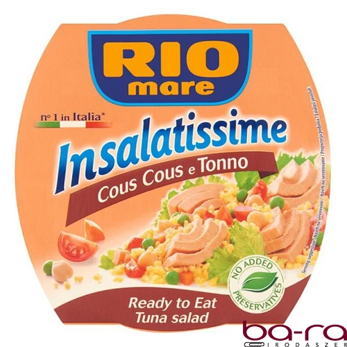 Tonhalsaláta RIO MARE Insalatissime kuszkuszos 160 g
