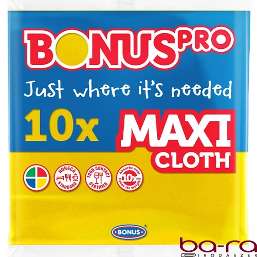 Törlőkendő általános BONUS maxi HoReCa HACCP sárga