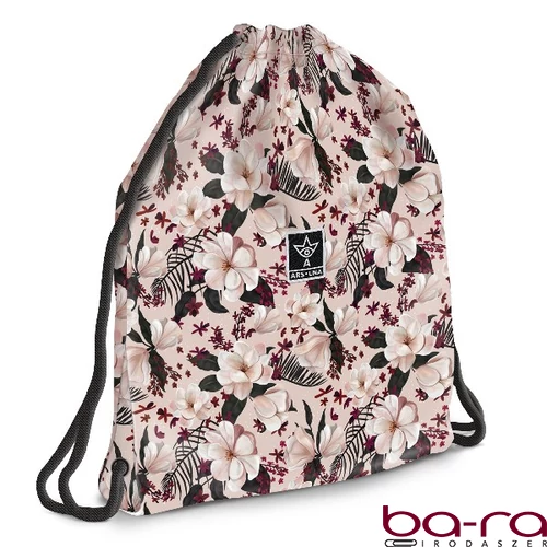 Tornazsák ARS UNA tinédzser Flowery Pink