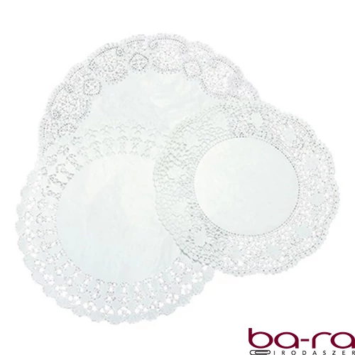 Tortacsipke kerek eldobható papír 280mm 100 darabos