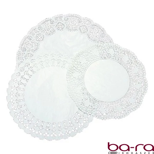 Tortacsipke kerek eldobható papír 320mm 100 darabos