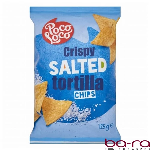 Tortilla chips POCO LOCO sós 125 g